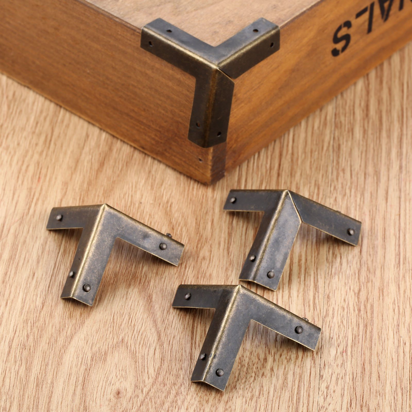 Furniture Hardware Antique - DRELD 4 pezzi protezioni angolari in