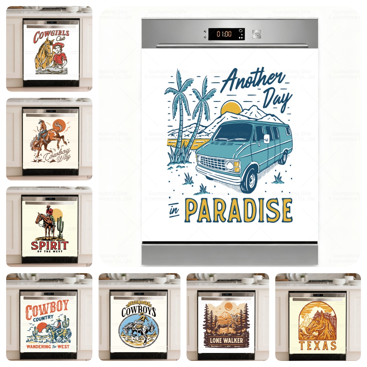Furniture Paradise & Hardware Ghaziabad Reviews - Adesivi per Lavastoviglie Western Cowboy &