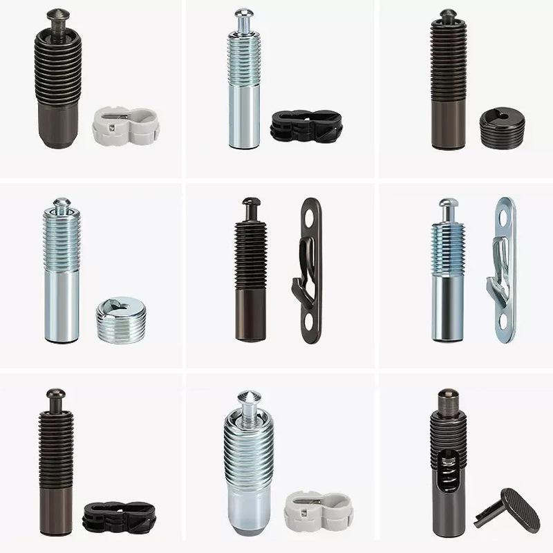 Furniture Hardware Connectors - Set di 5 Connettori Elastici Invisibili