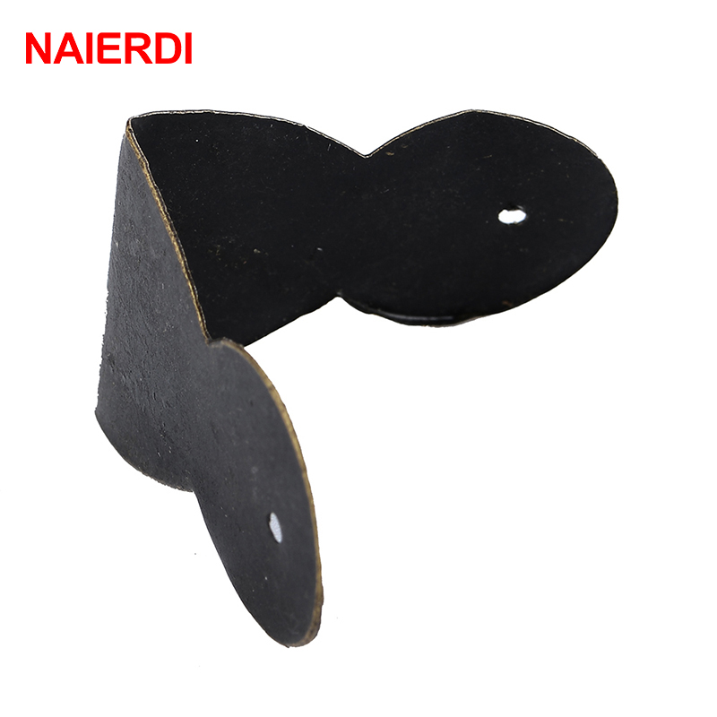 Furniture Hardware Antique - NAIERDI 30PCS Decorazione Staffa Angolo Antico