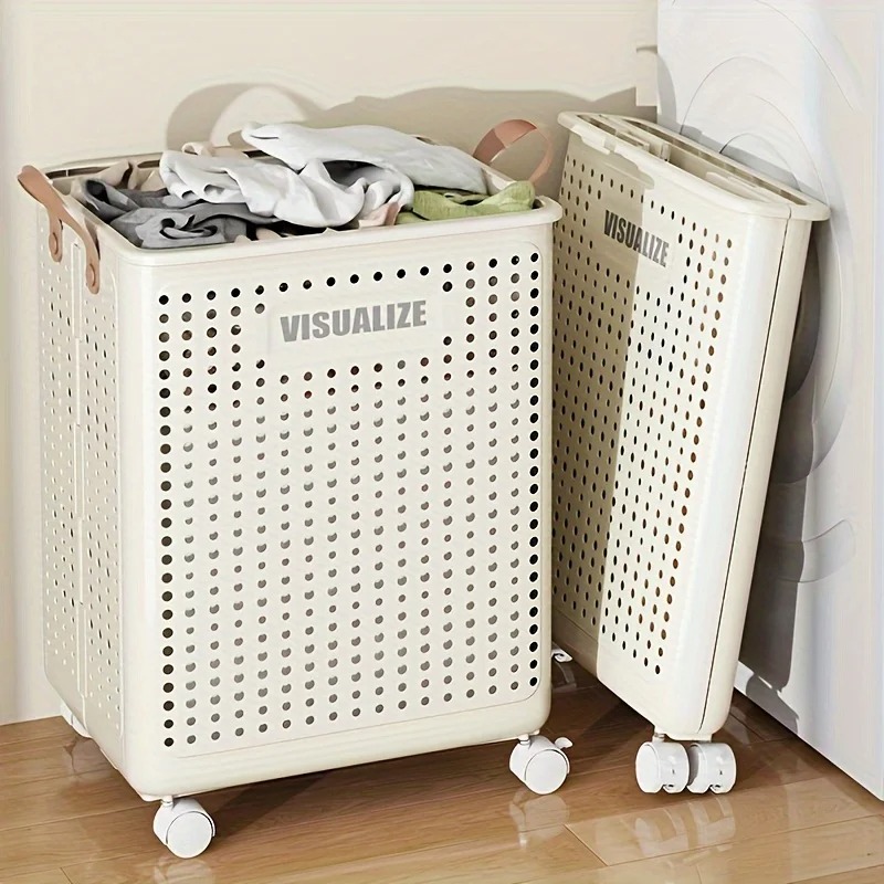 Furniture Joint Hardware - Cesto portabiancheria pieghevole extra large con
