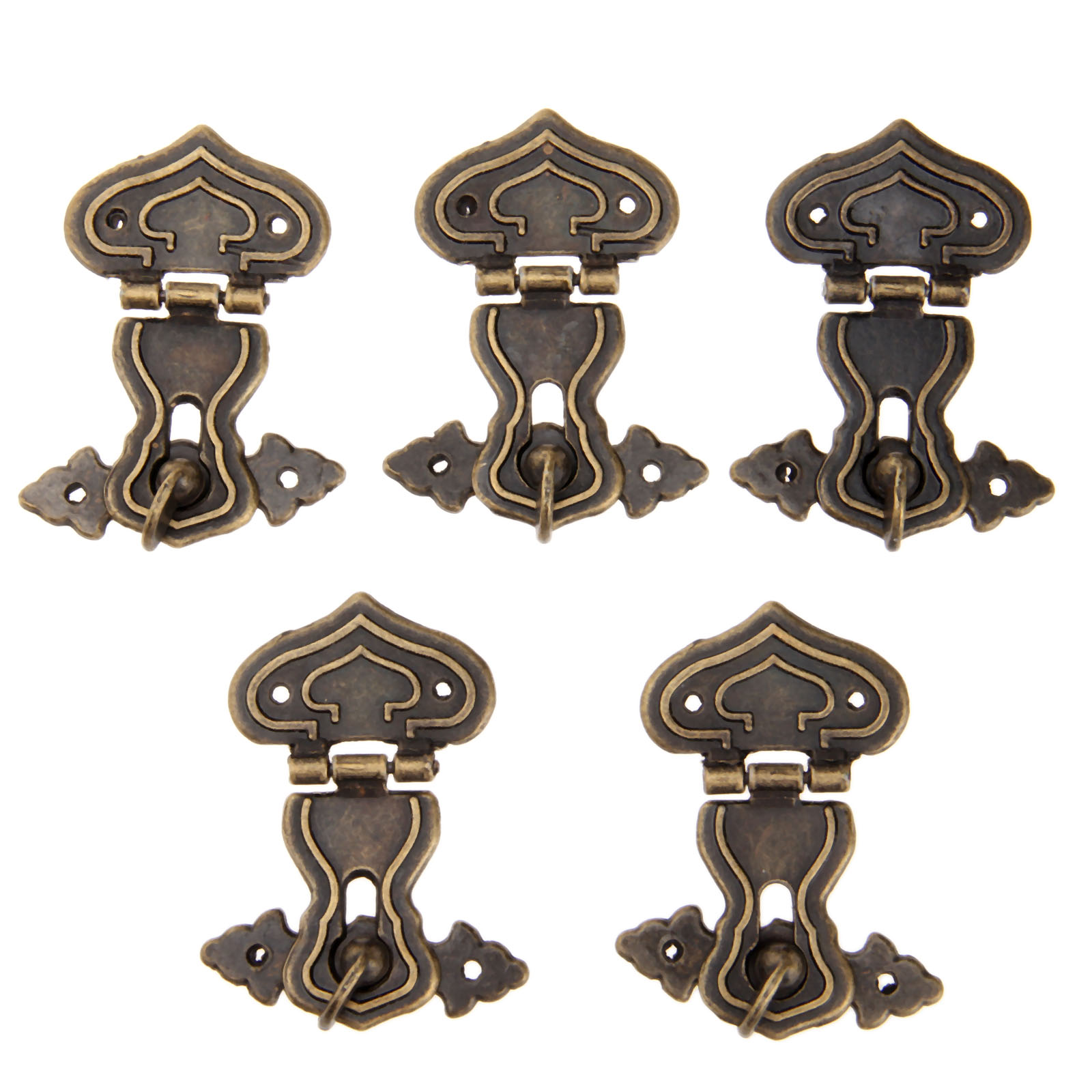 Furniture Hardware Antique - 5 pz 63x47mm serratura in metallo