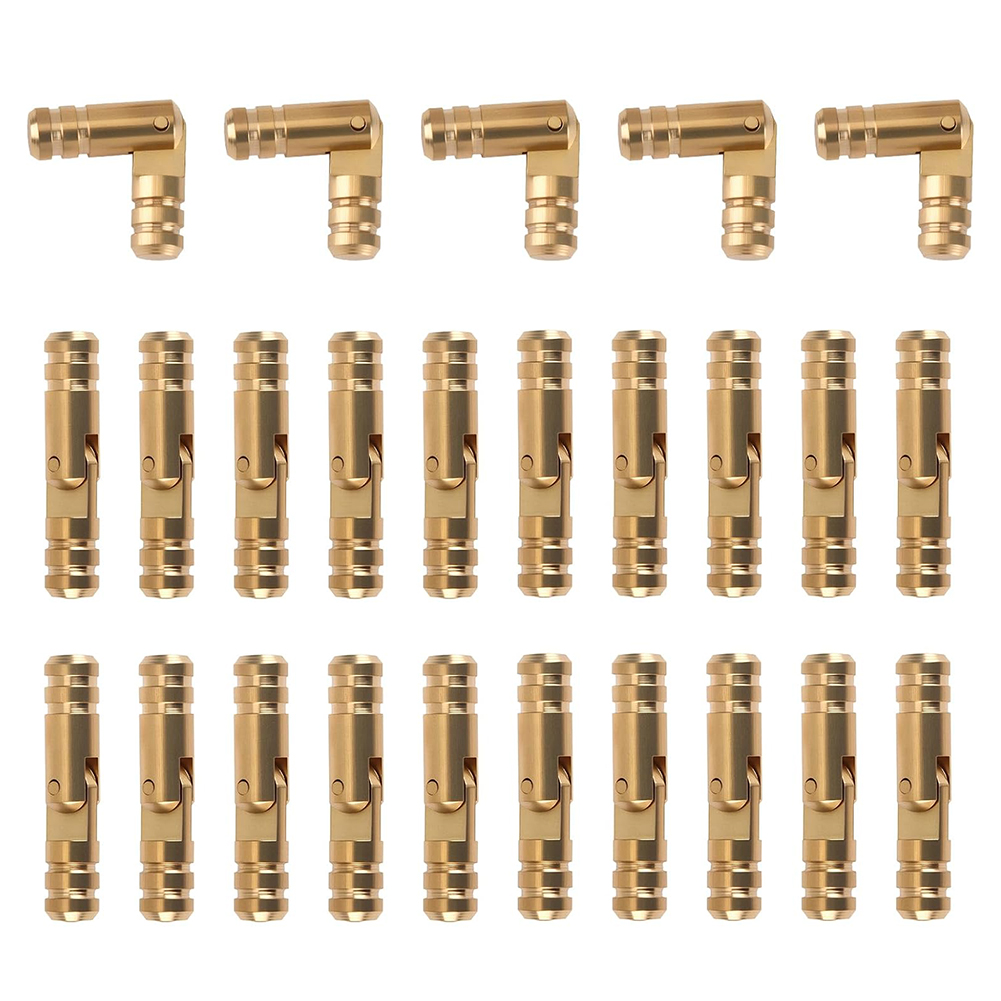 Furniture Hardware Antique - Cerniere pieghevoli a cilindro in ottone