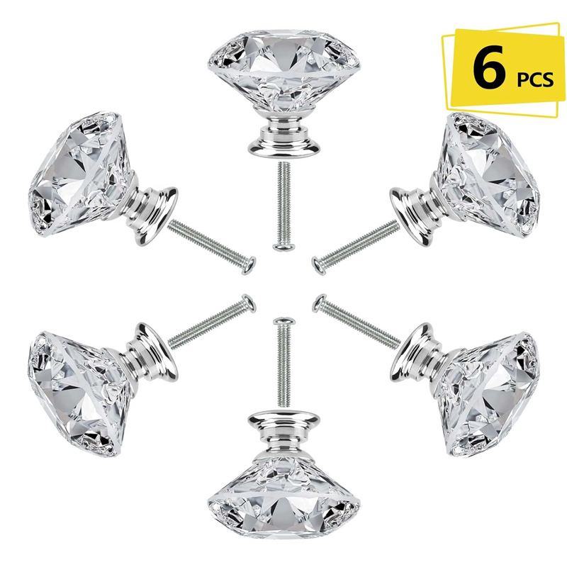 Furniture Joint Hardware - Set di 6 pomelli per armadietto