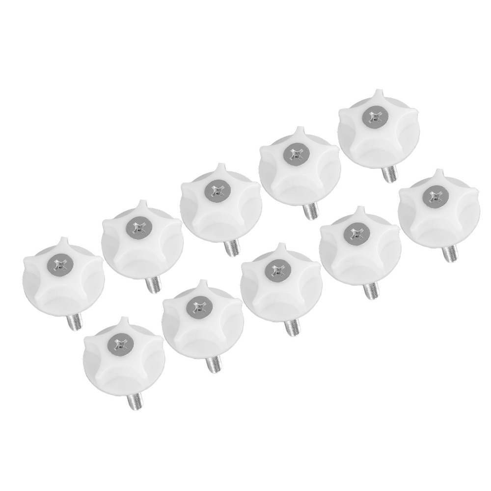 Furniture Leveling Hardware - 10 Pezzi Piedini Regolabili Bianchi per