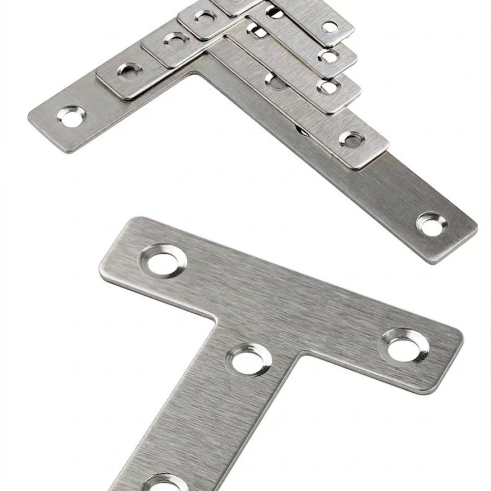 Furniture Joining Hardware - Connettore Angolare in Ferro per Mobili,