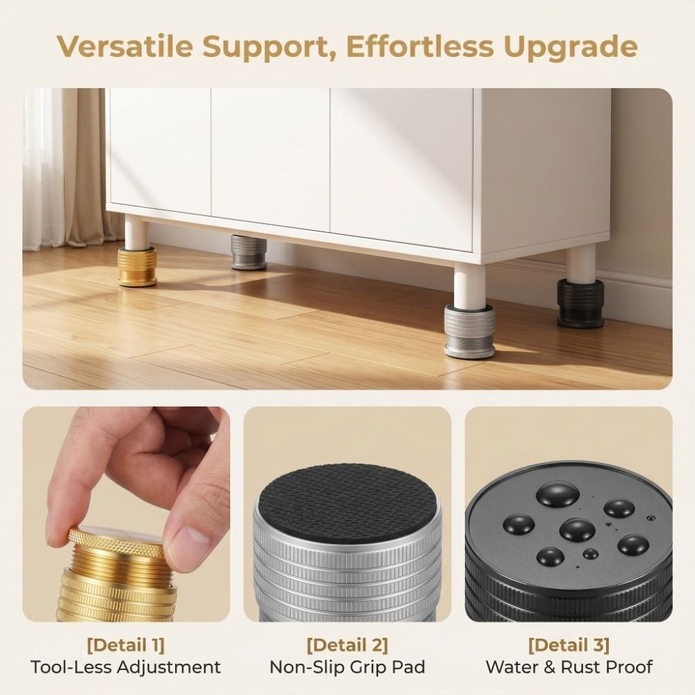 Piedini Regolabili per Mobili, - Furniture Leveling Hardware recensione e prezzo