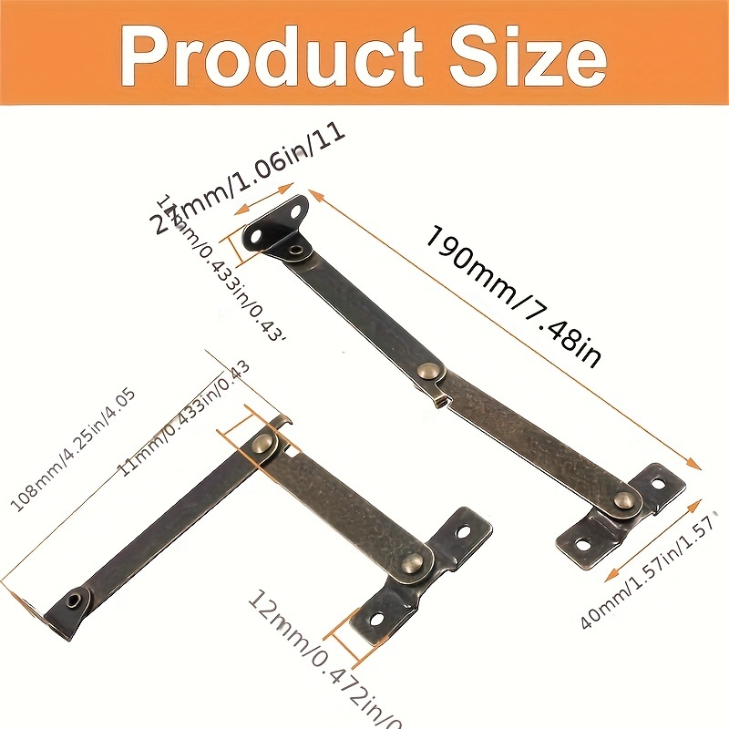 Confezione da 2 cerniere di su - Furniture Hardware Antique recensione e prezzo