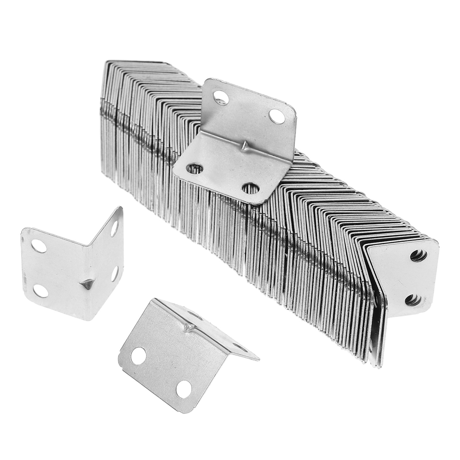 100 Pezzi di Staffe Angolari a - Furniture Joining Hardware recensione e prezzo
