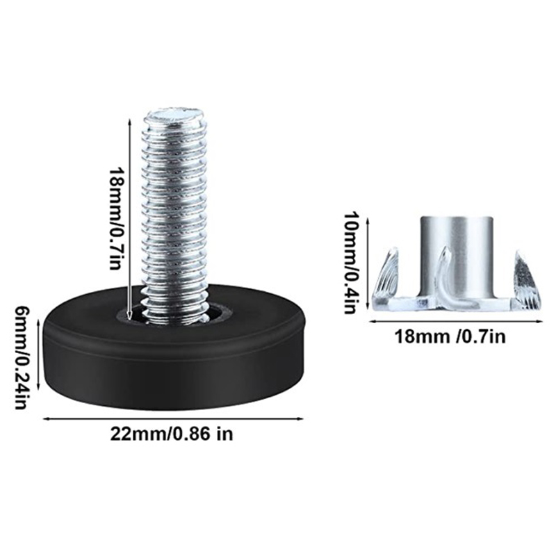 20 pezzi piedini regolabili co - Furniture Leveling Hardware recensione e prezzo