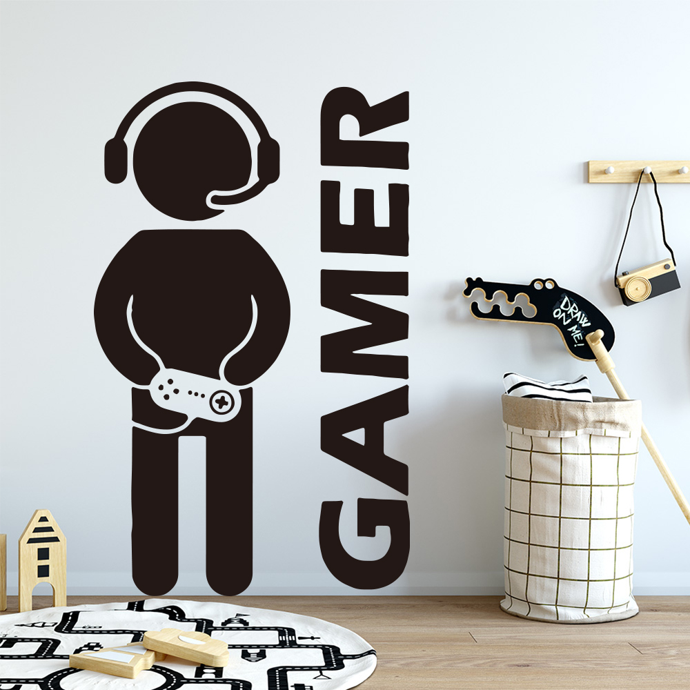 1pc Gamer Wall Art Decal For K - Furniture Joint Hardware recensione e prezzo